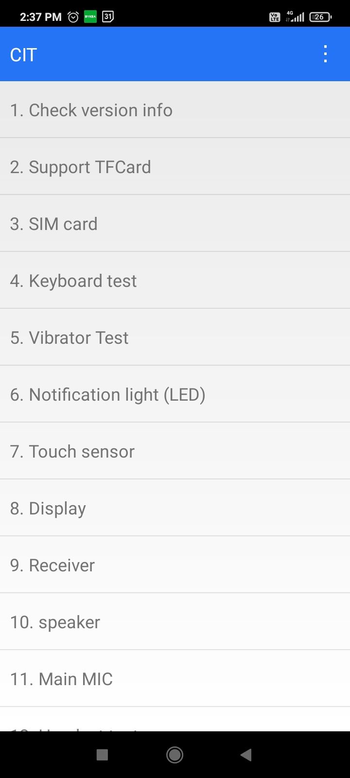 1716229820401 Hidden settings for testing Android hadware.