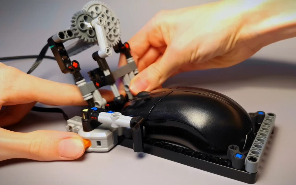 Lego contraption shatters mouse-clicking speed records at 70+ clicks per second