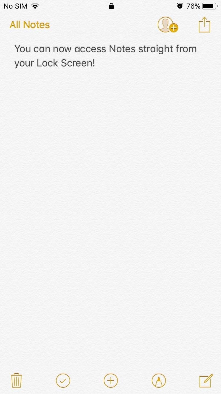 access-notes-app-directly-from-lock-screen-ios-11-w1456-7 How to Access the Notes App Directly from the Lock Screen in iOS 11