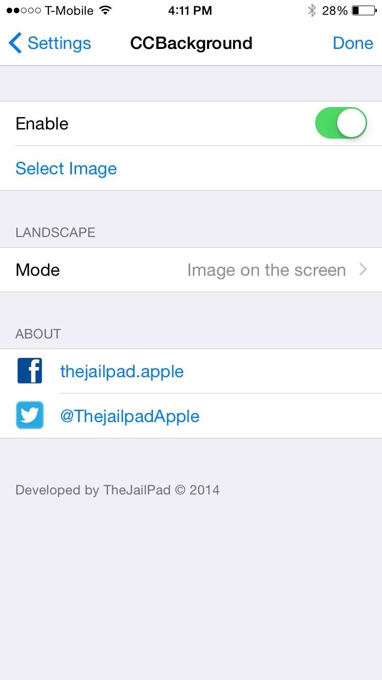 Add a Custom Background Image to Your iPhone's Control Center