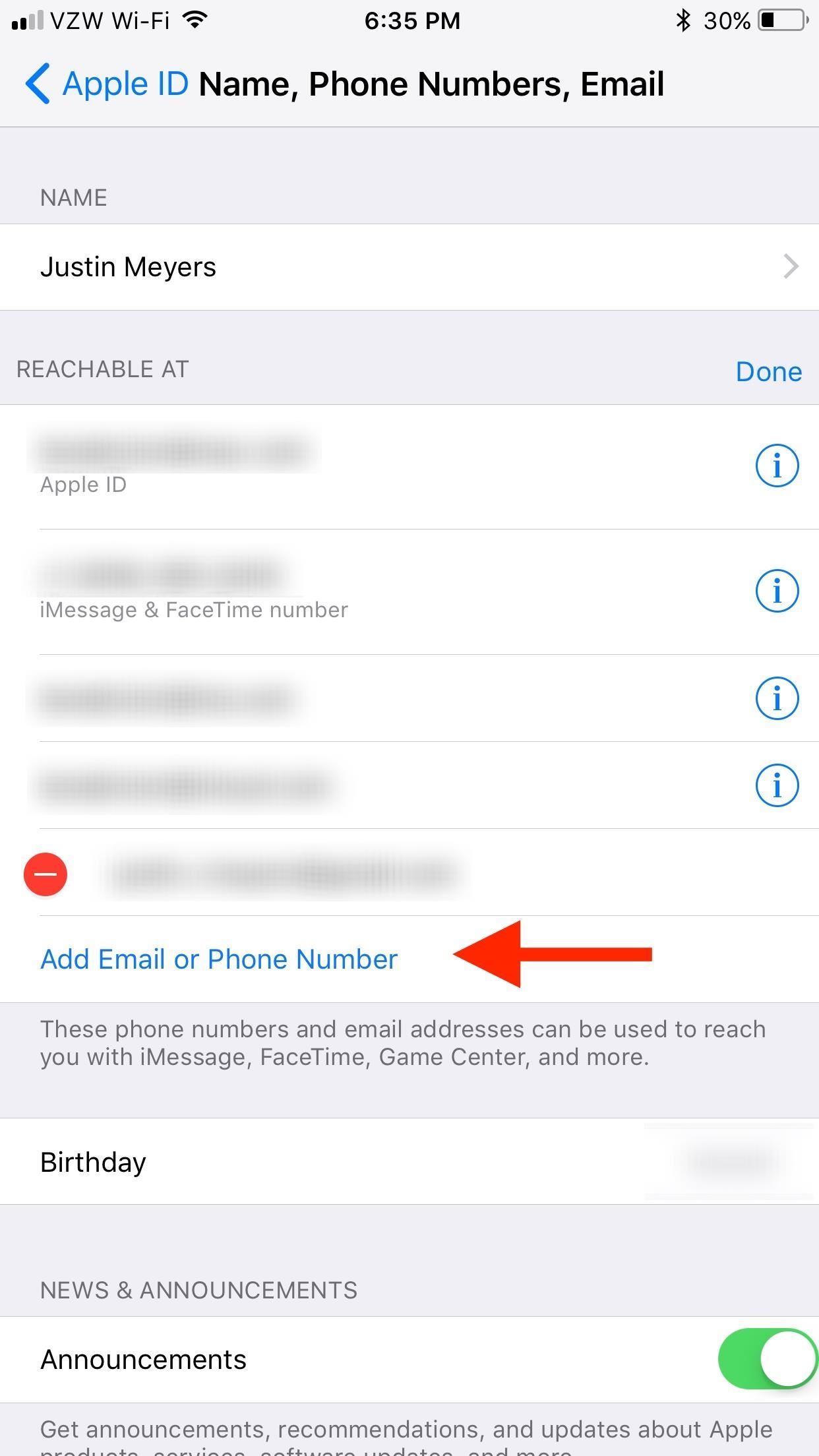 add-remove-email-addresses-be-reached-for-facetime-your-iphone-w1456-3 How to Add or Remove Email Addresses to Be Reached At for FaceTime on Your iPhone