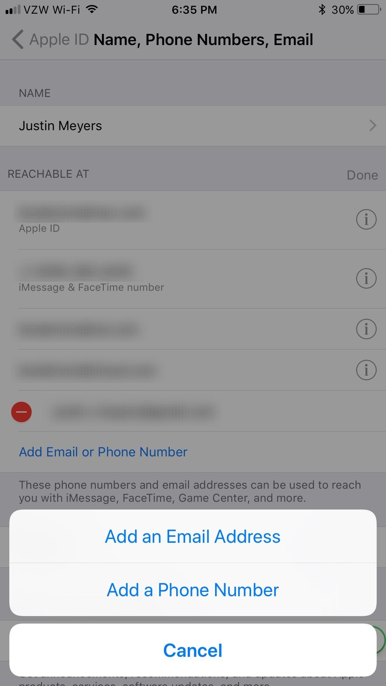 add-remove-email-addresses-be-reached-for-facetime-your-iphone-w1456-4 How to Add or Remove Email Addresses to Be Reached At for FaceTime on Your iPhone