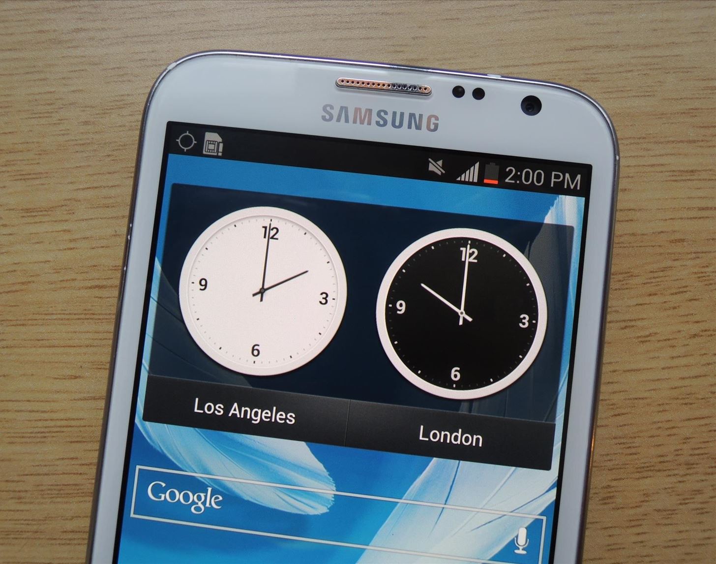 How to Add a Second Status Bar Clock on Your Samsung Galaxy Note 2 for Different Time Zones