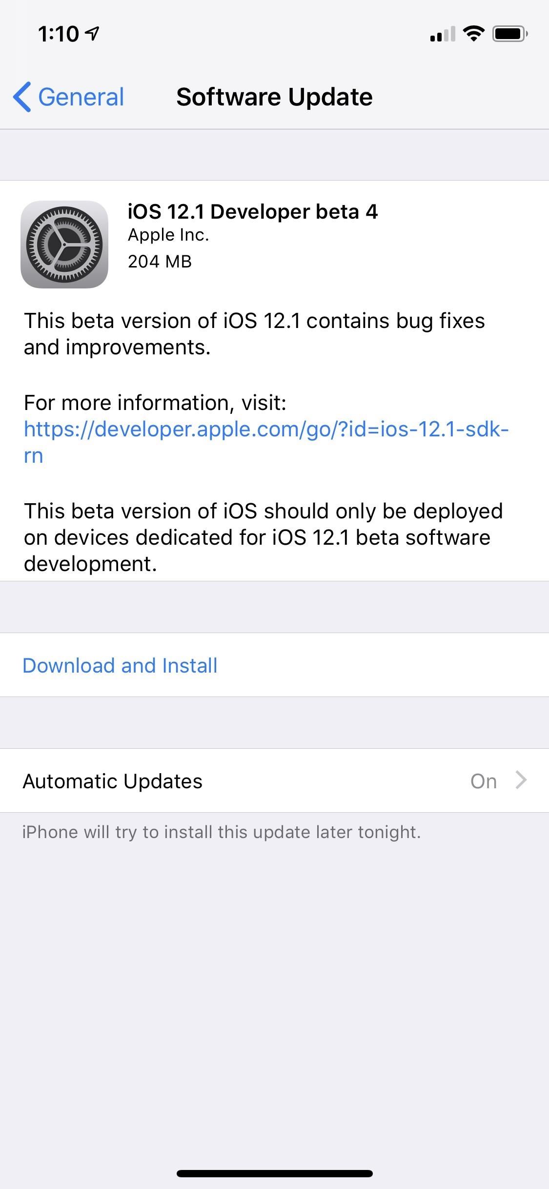 apple-just-released-ios-12-1-developer-beta-4-testers-w1456 Apple Just Released iOS 12.1 Developer Beta 4 to Testers