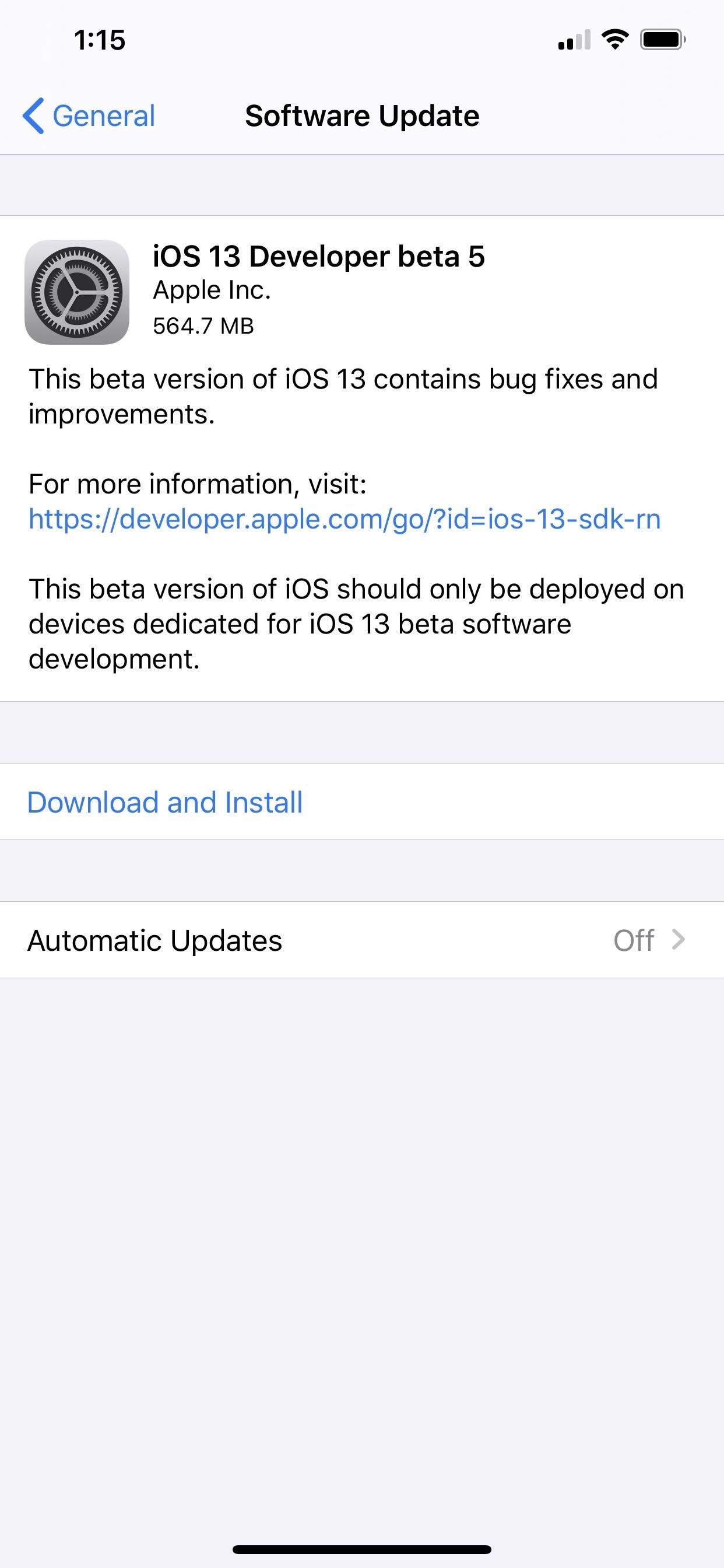 apple-just-released-ios-13-developer-beta-5-for-iphone-w1456 Apple Just Released iOS 13 Developer Beta 5 for iPhone