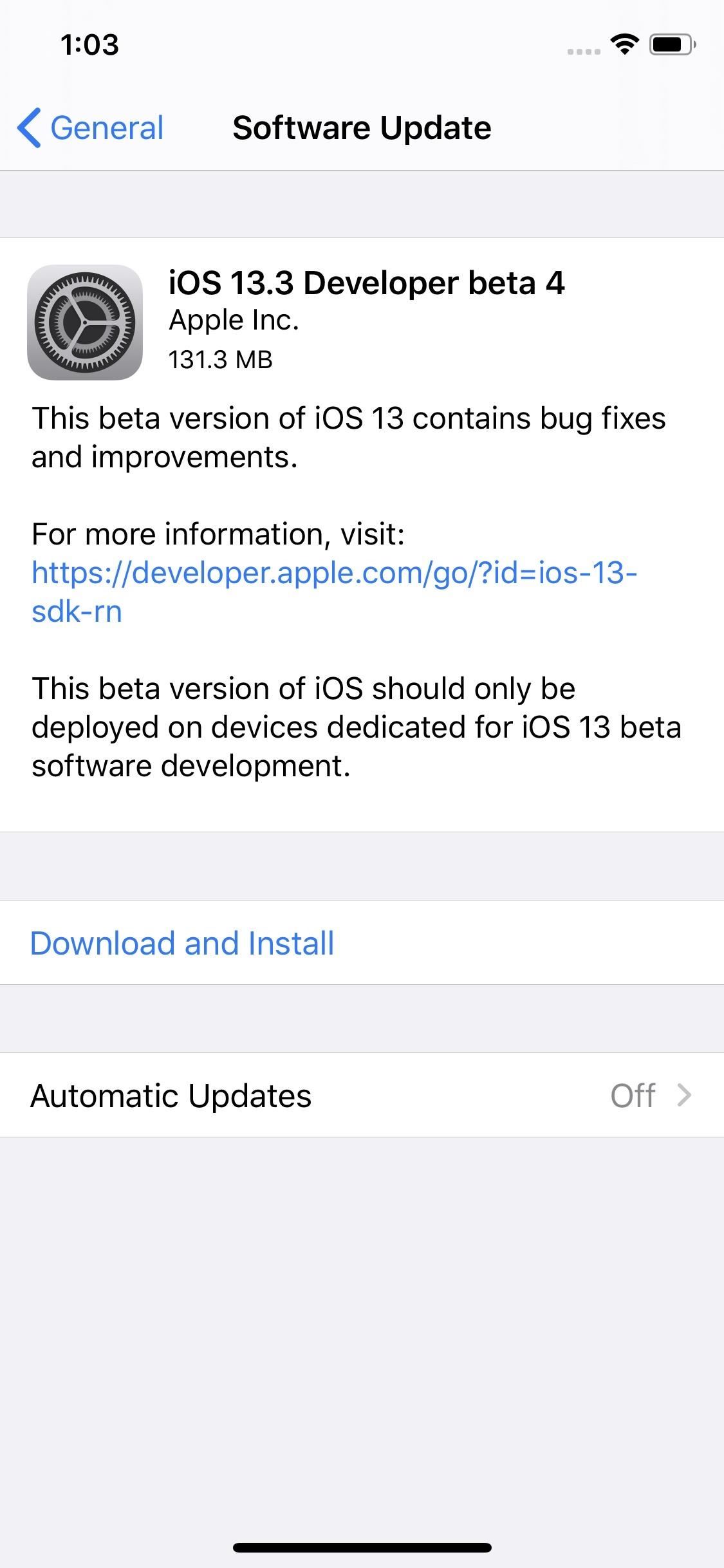 apple-releases-ios-13-3-beta-4-for-iphone-with-minor-under-hood-improvements-w1456 Apple Releases iOS 13.3 Beta 4 for iPhone with Minor Under-the-Hood Improvements