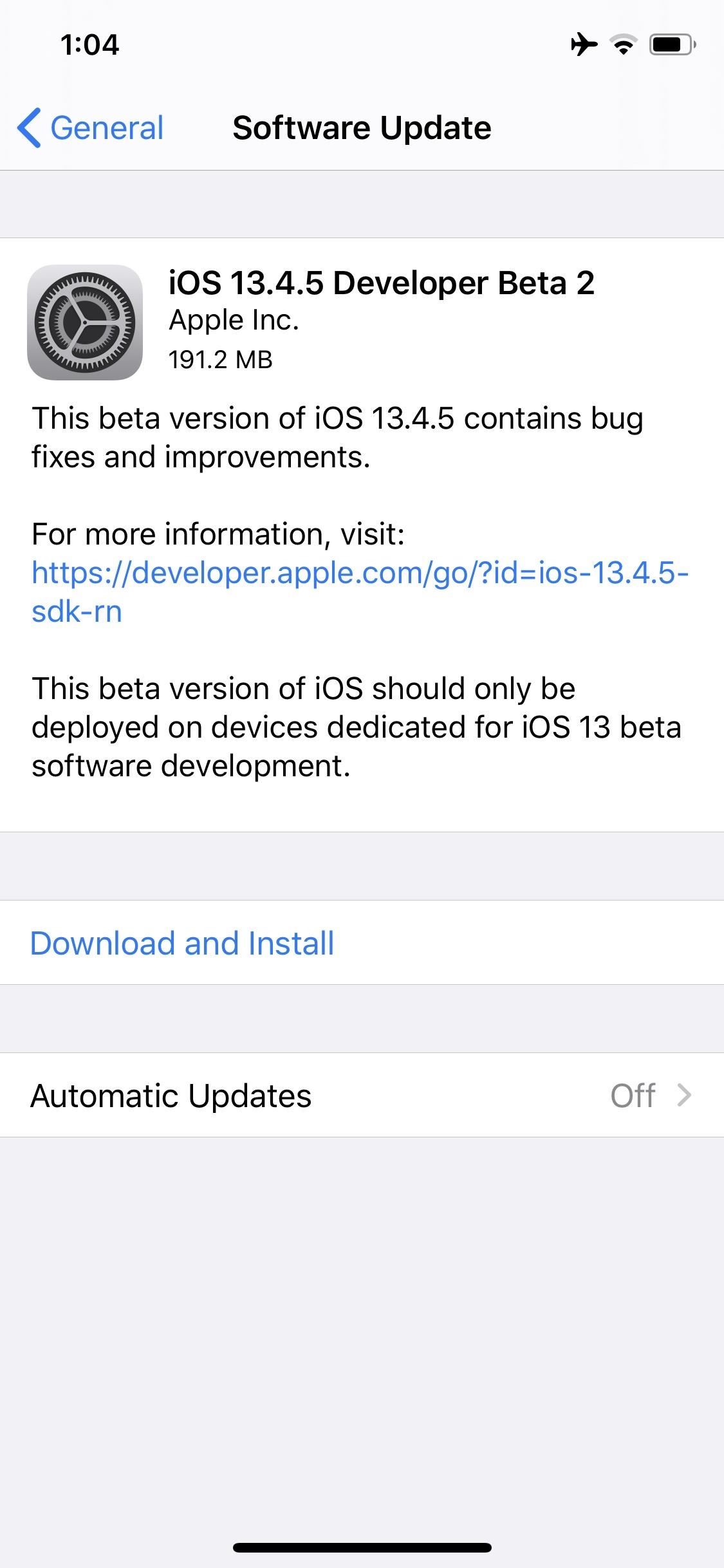 apple-releases-ios-13-4-5-developer-beta-2-for-iphone-today-w1456 Apple Releases iOS 13.4.5 Developer Beta 2 for iPhone Today