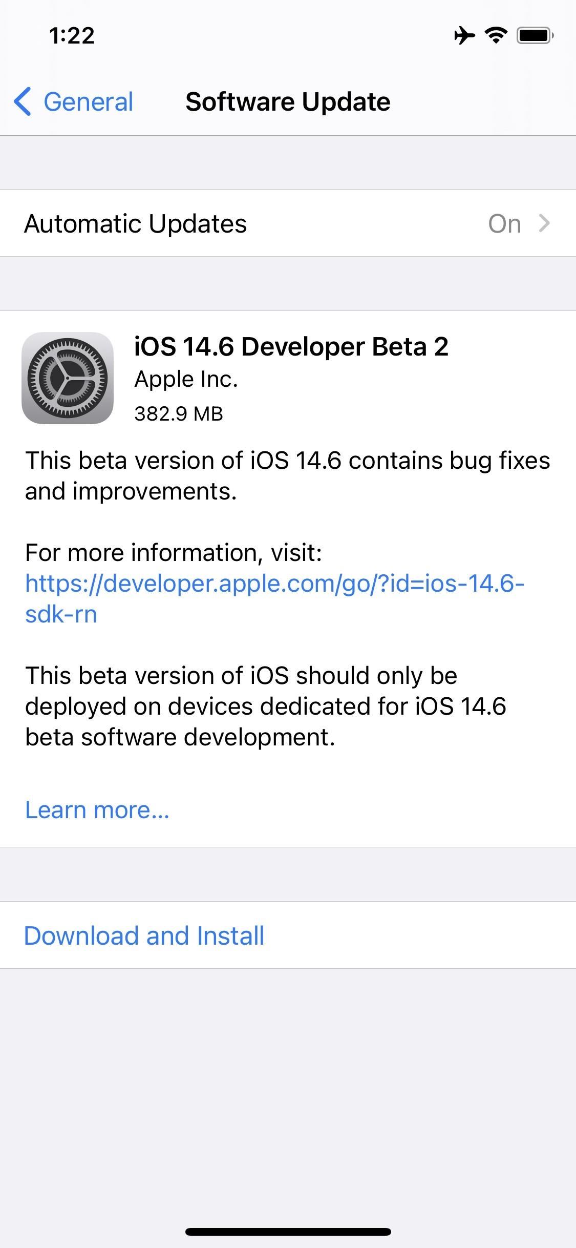 apple-releases-ios-14-6-developer-beta-2-for-iphone-w1456 Apple Releases iOS 14.6 Developer Beta 2 for iPhone