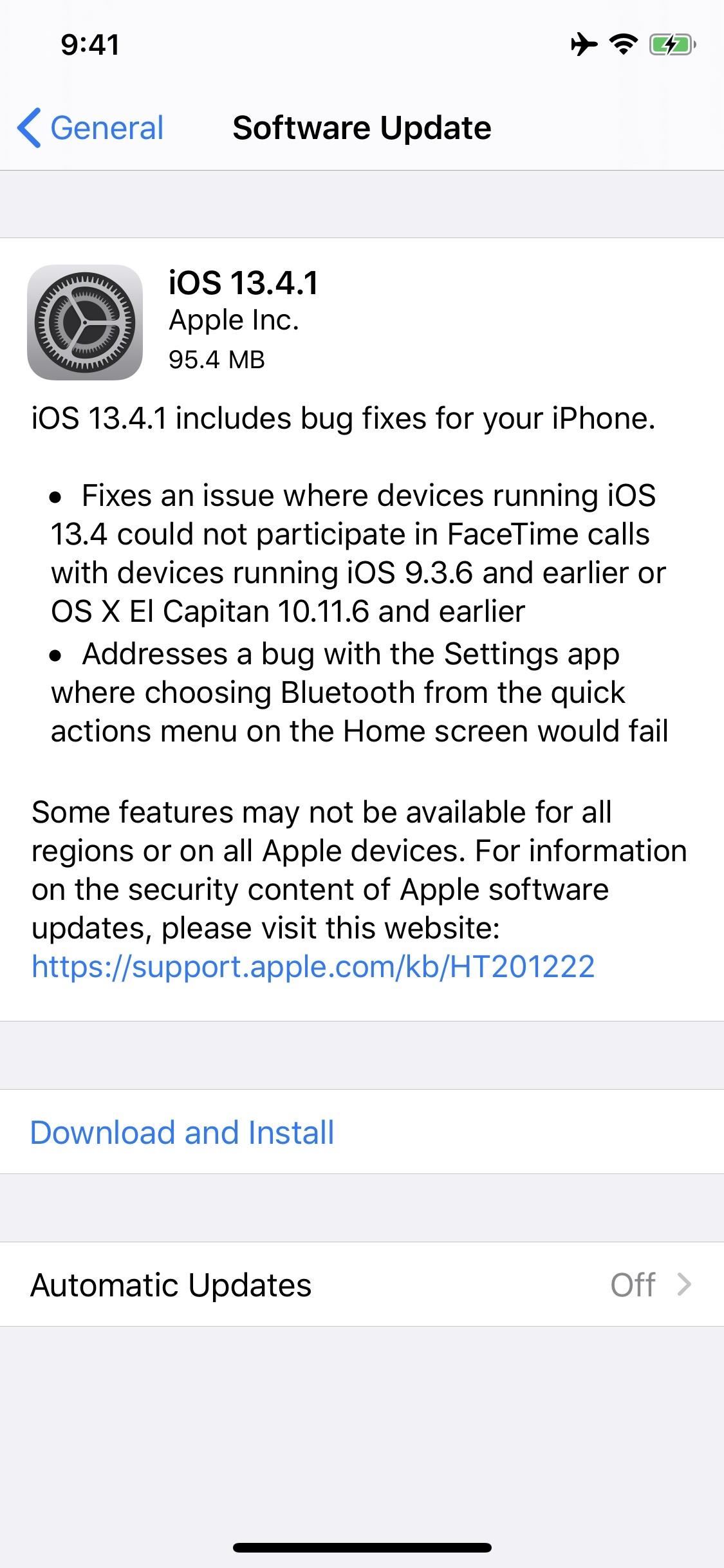 apples-ios-13-4-1-fixes-facetime-bug-now-available-for-2020-iphone-se-w1456 Apple's iOS 13.4.1 Fixes FaceTime Bug, Now Available for 2020 iPhone SE