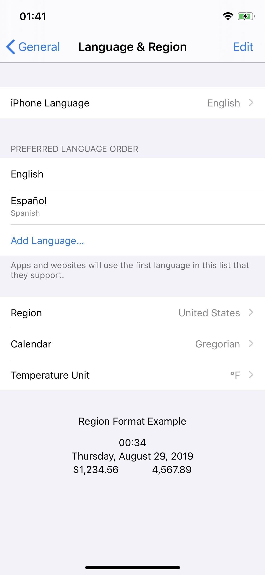 change-languages-per-app-basis-your-iphone-ios-13-w1456-6 How to Change Languages on a Per-App Basis on Your iPhone in iOS 13