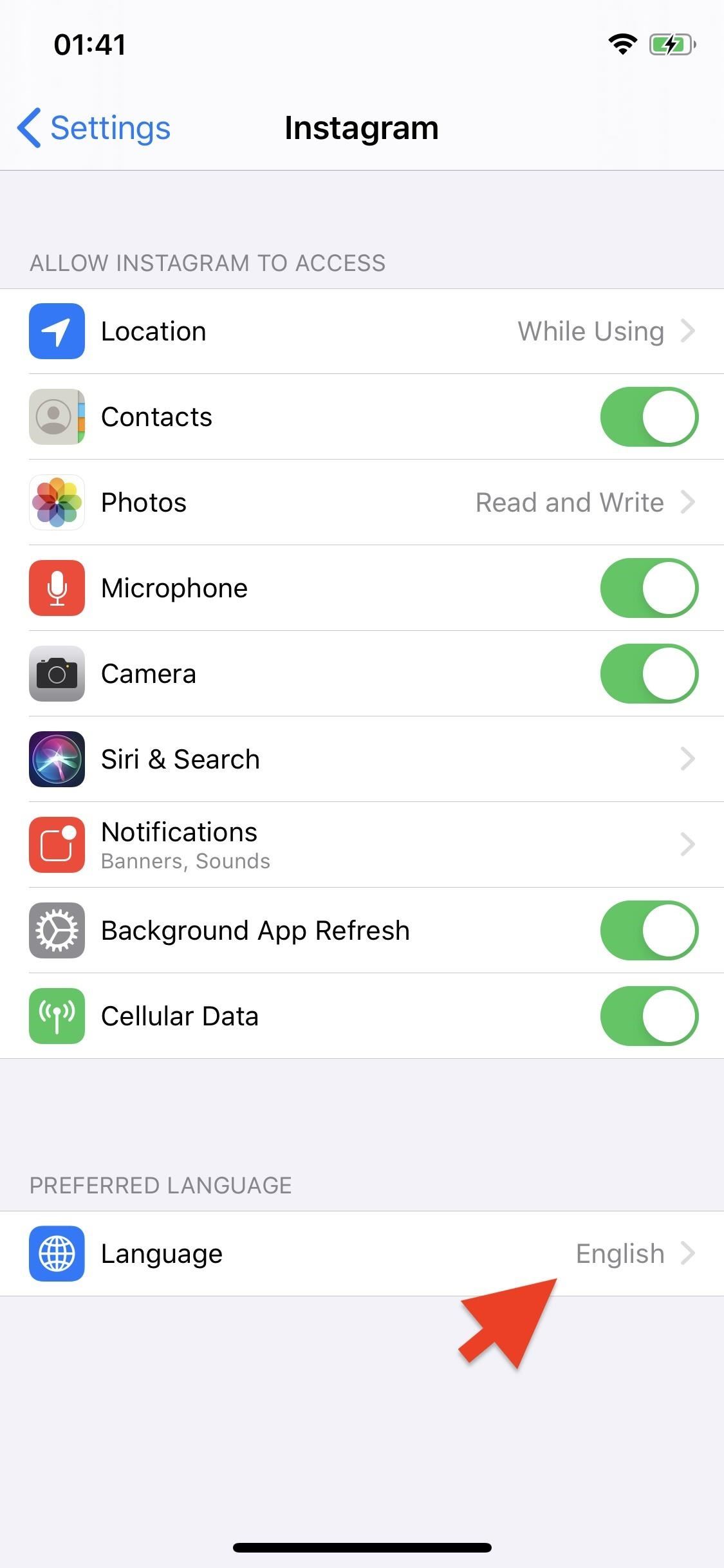 change-languages-per-app-basis-your-iphone-ios-13-w1456-7 How to Change Languages on a Per-App Basis on Your iPhone in iOS 13
