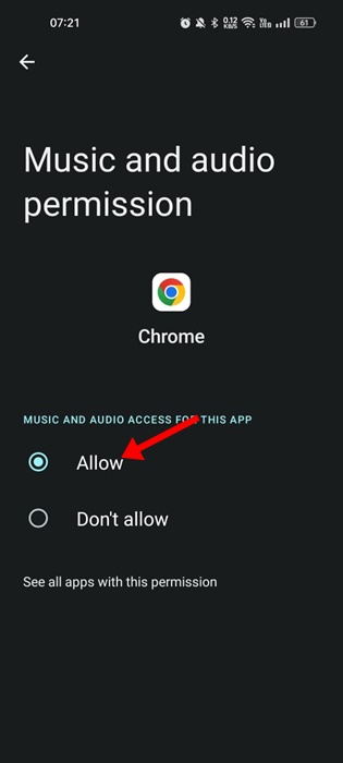 chrome-10 Allow