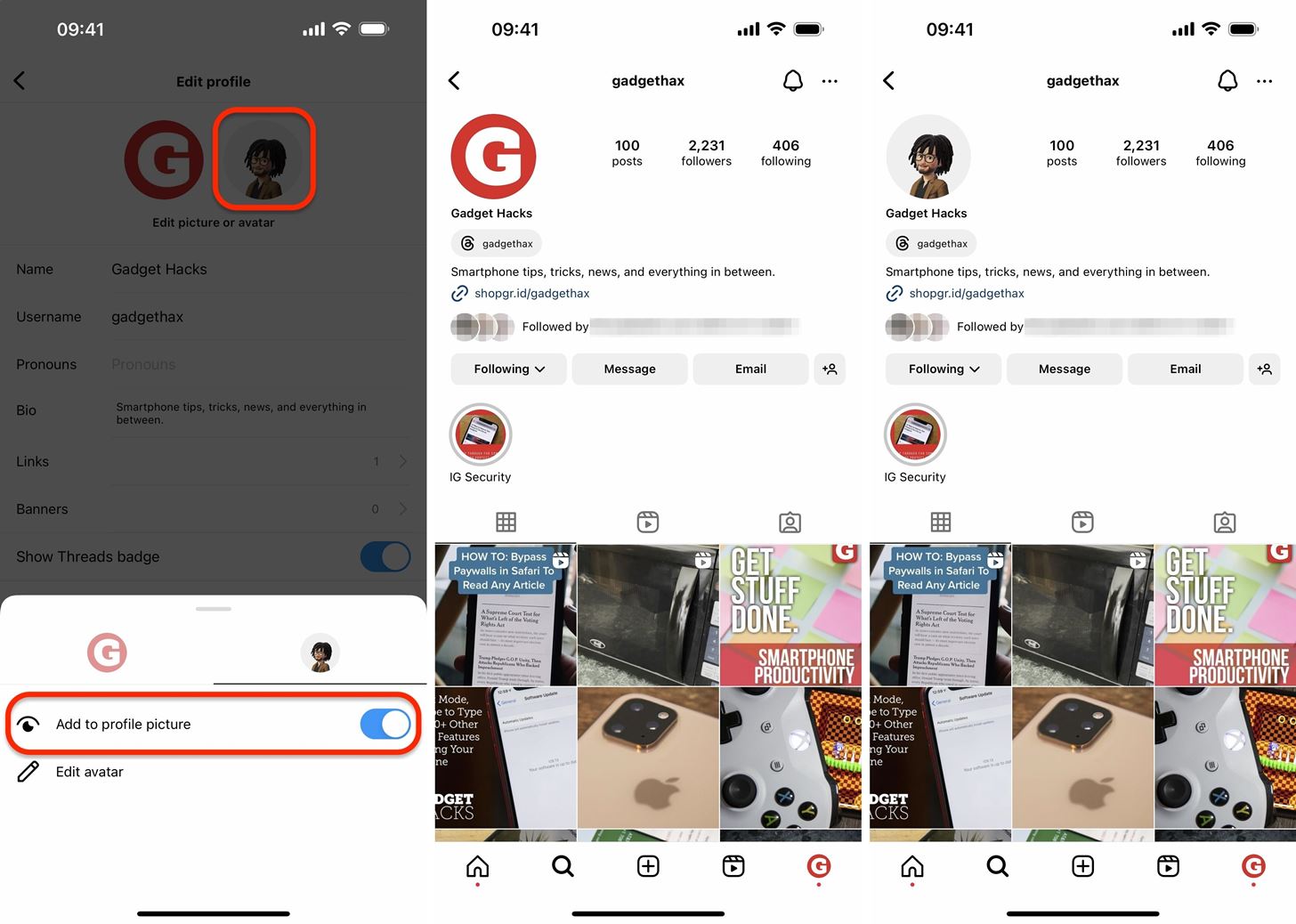 create-two-sided-dynamic-profile-picture-instagram-show-your-photo-and-animated-avatar-w1456-6 Create a Two-Sided Dynamic Profile Picture on Instagram to Show Your Photo and an Animated Avatar