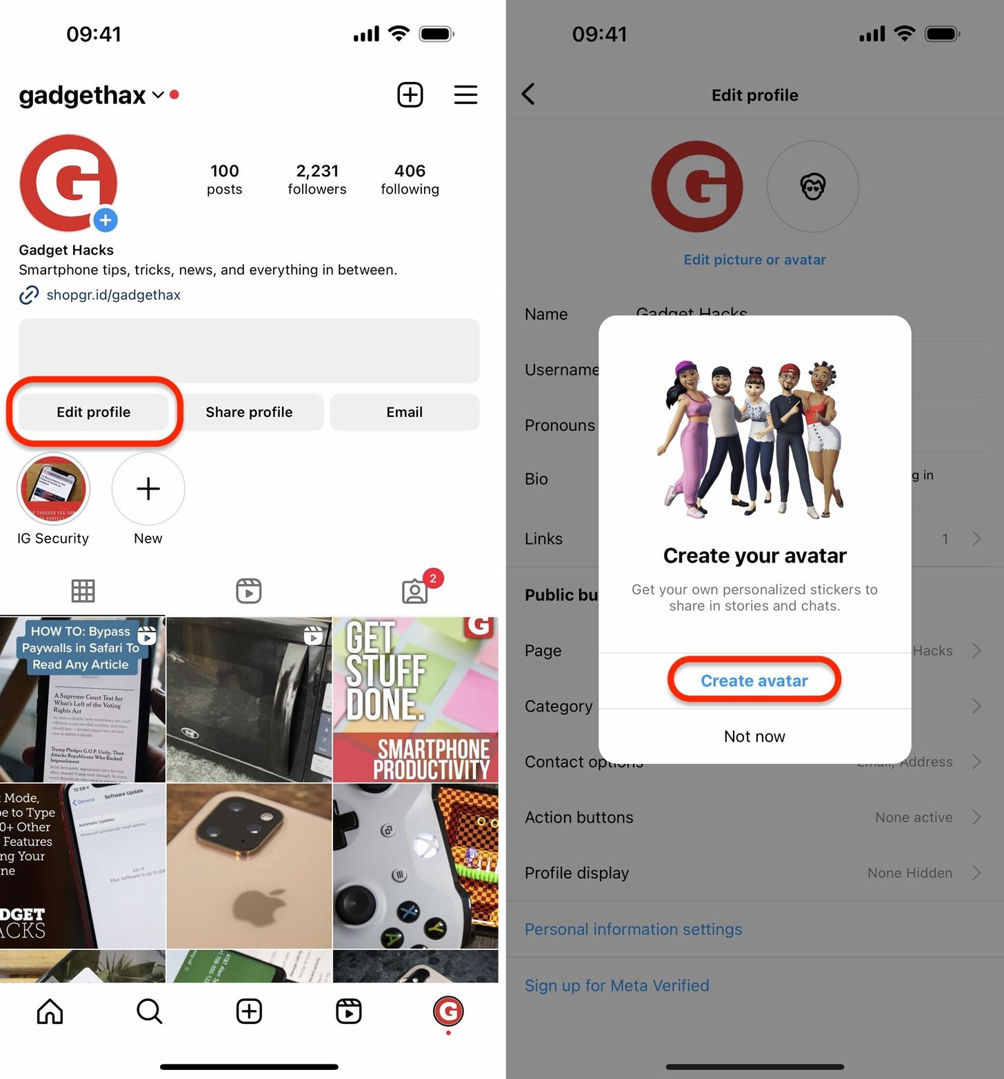 create-two-sided-dynamic-profile-picture-instagram-show-your-photo-and-animated-avatar-w1456 Create a Two-Sided Dynamic Profile Picture on Instagram to Show Your Photo and an Animated Avatar