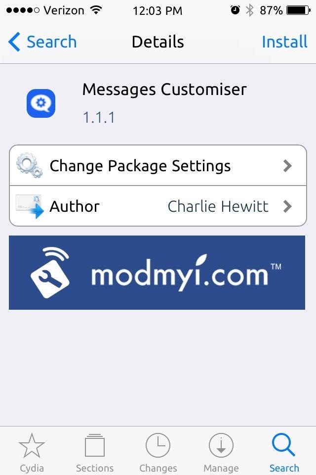 How to Customize Your iOS 7 Texting App's Message Bubbles to Use Whatever Colors You Want