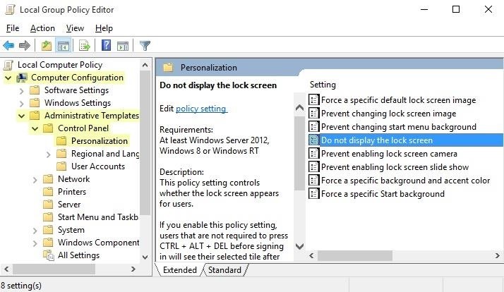 disable-lock-screen-windows-10-w1456-1 How to Disable the Lock Screen on Windows 10