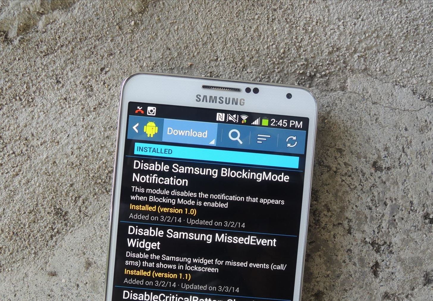 disable-missed-event-widget-blocking-mode-on-notification-for-galaxy-note-3-w1456 How to Disable the Missed Event Widget & “Blocking Mode On” Notification for the Galaxy Note 3