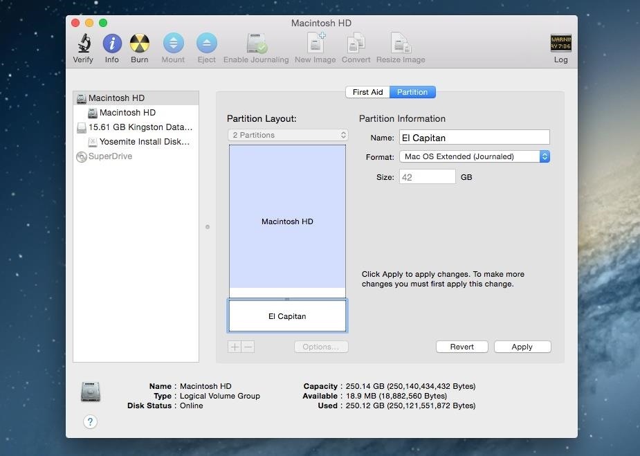 dual-boot-mac-os-x-10-11-el-capitan-10-10-yosemite-w1456-1 How to Dual Boot Mac OS X 10.11 El Capitan & 10.10 Yosemite