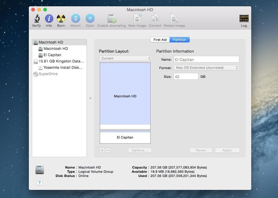 dual-boot-mac-os-x-10-11-el-capitan-10-10-yosemite-w1456-3 How to Dual Boot Mac OS X 10.11 El Capitan & 10.10 Yosemite