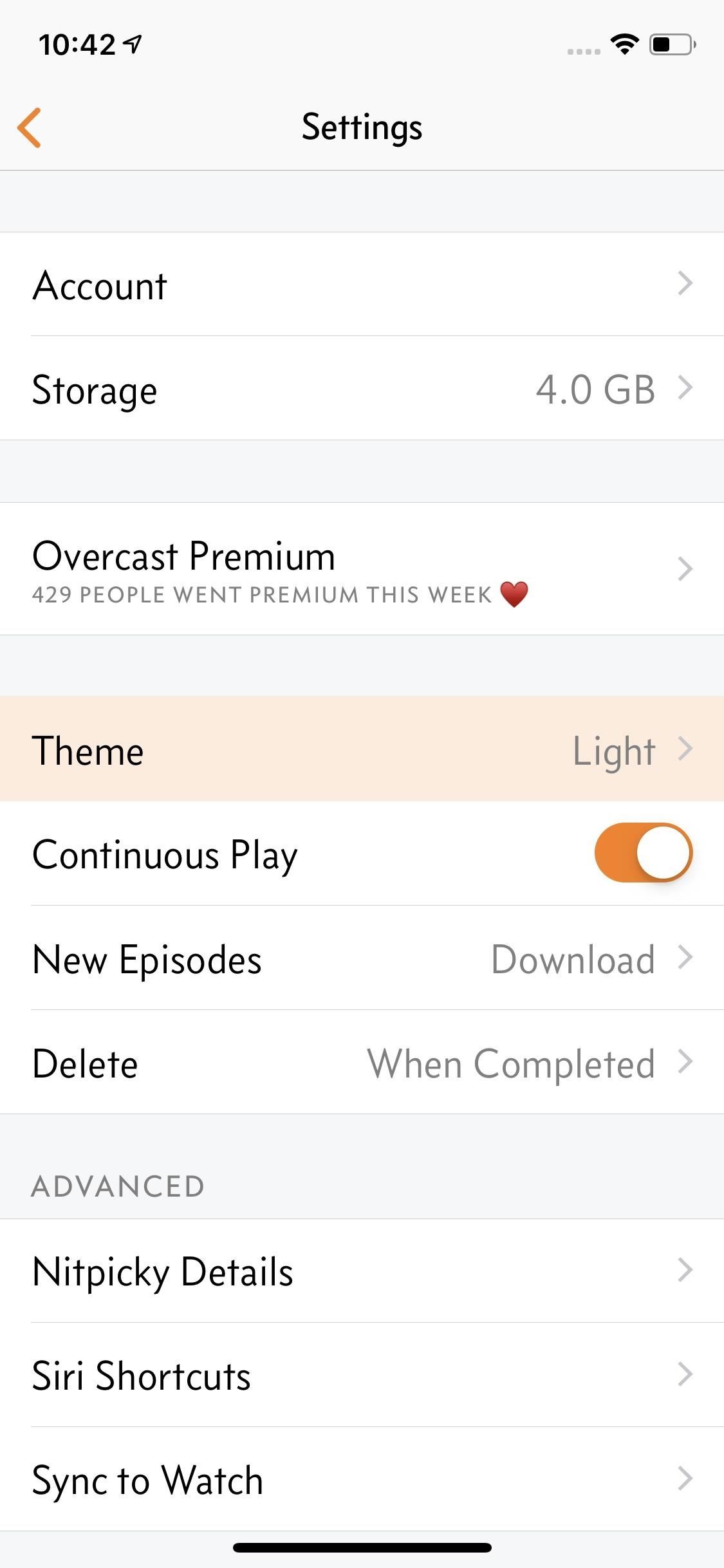 enable-dark-mode-overcast-for-iphone-w1456-1 How to Enable Dark Mode on Overcast for iPhone