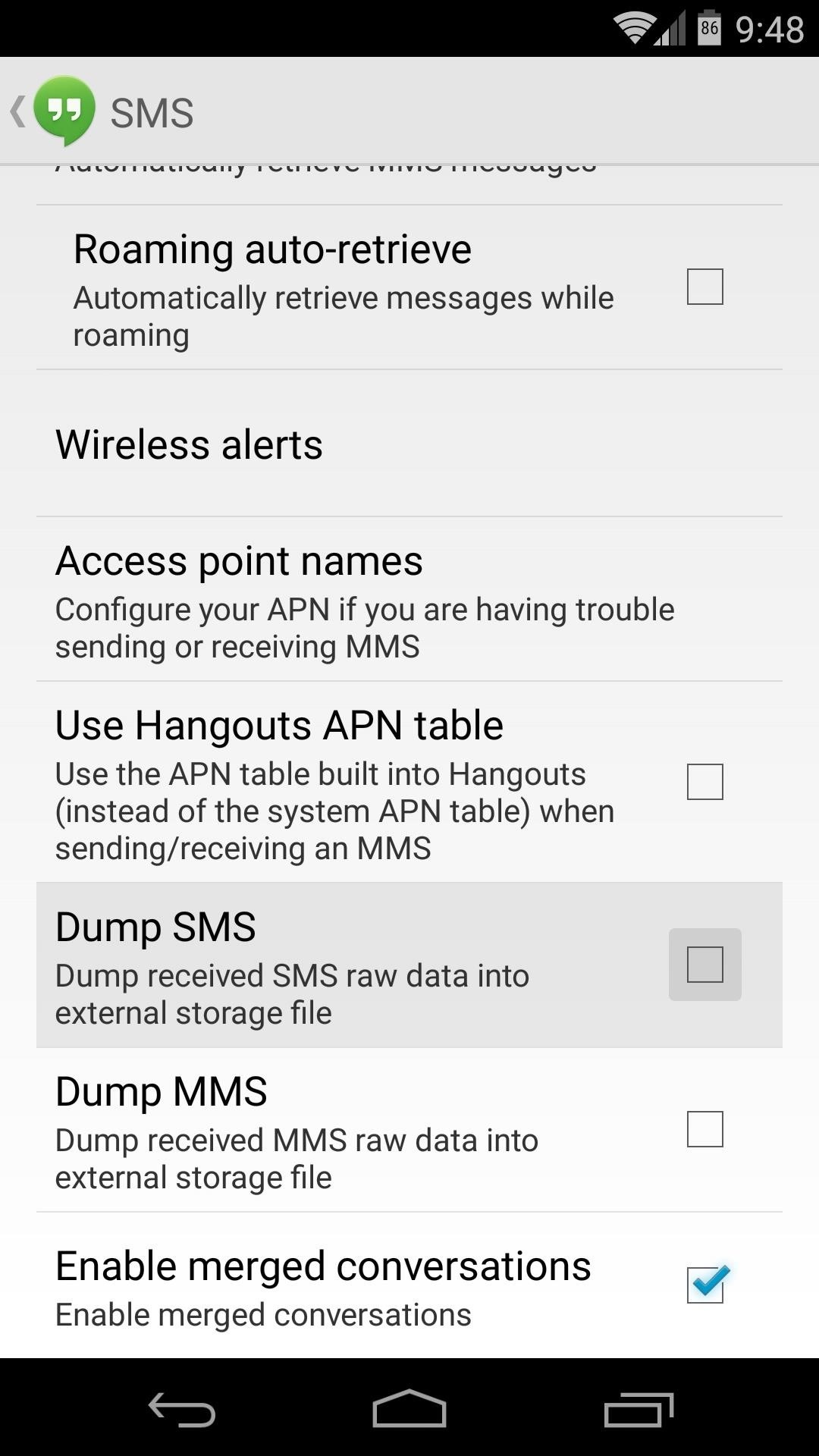 How to Enable the Hidden Debug Options for Select Google Apps on Your Nexus 5