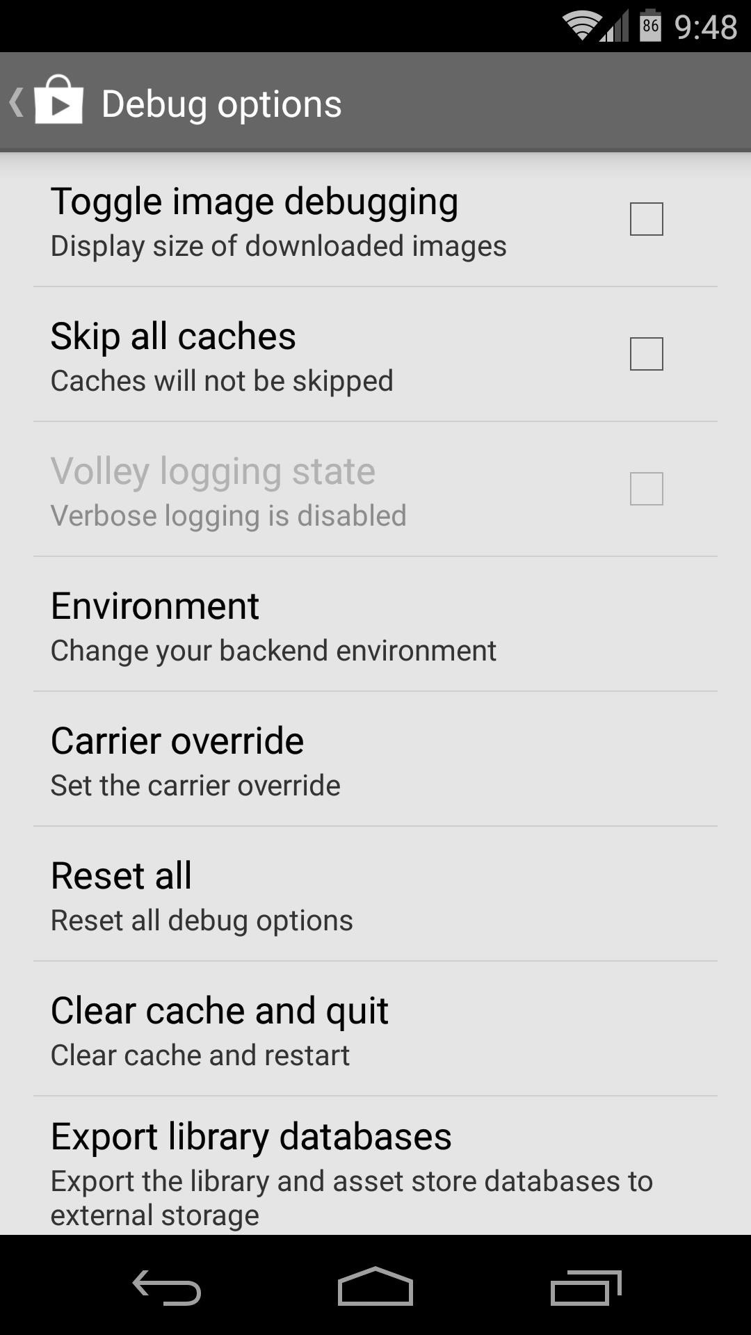 How to Enable the Hidden Debug Options for Select Google Apps on Your Nexus 5