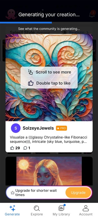 wait a few seconds