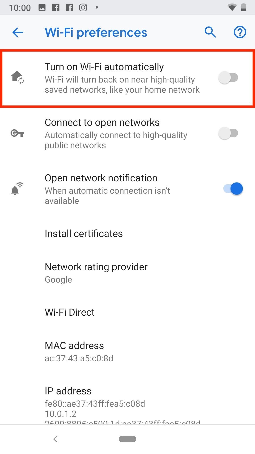 having-connection-issues-android-pie-turn-off-turn-wi-fi-automatically-w1456-3 Having Connection Issues on Android Pie? Turn Off 'Turn on Wi-Fi Automatically'
