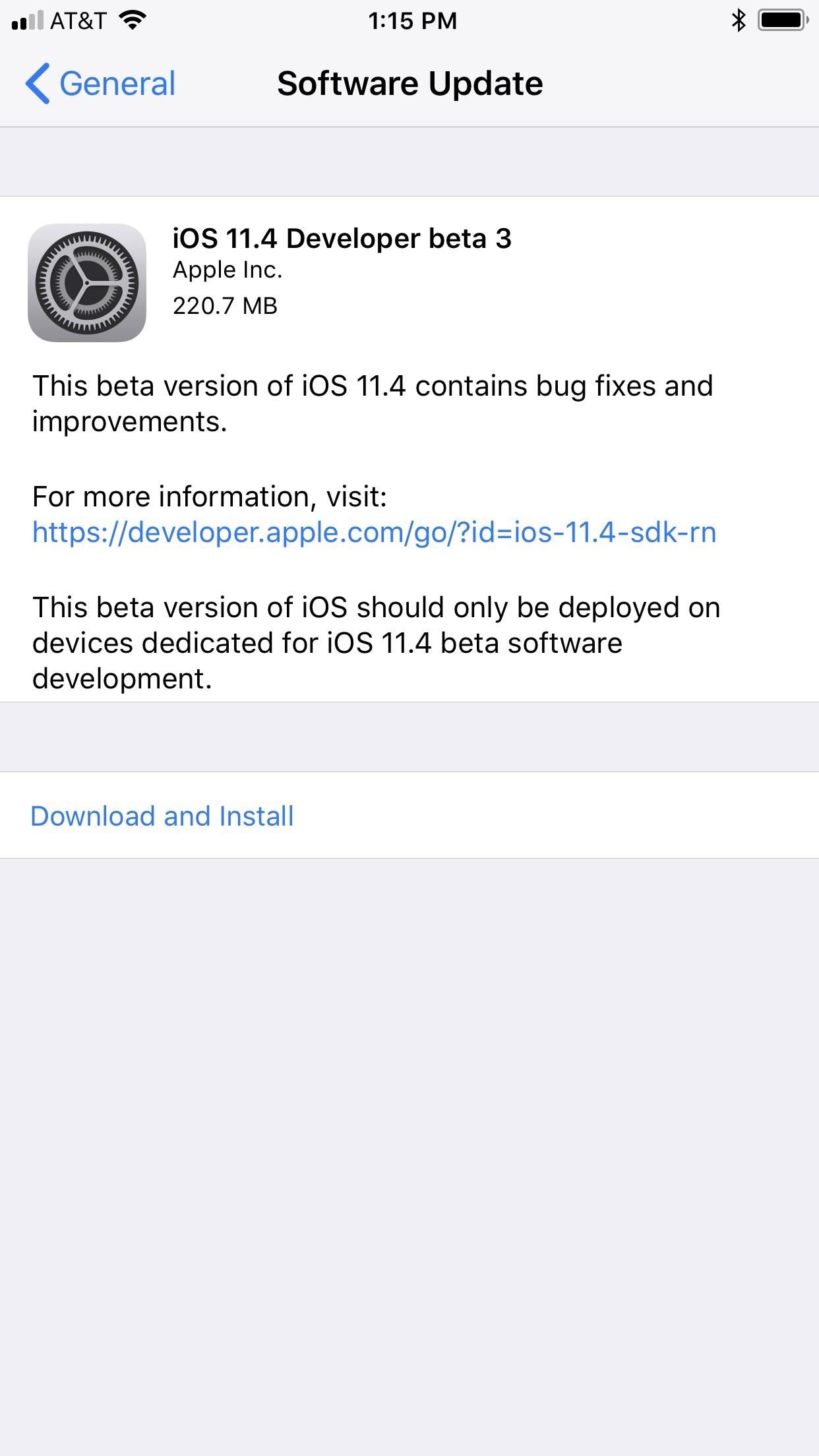 iOS 11.4 Beta 3 Released for iPhone, Fixes 3D Touch Issues & Other Bugs