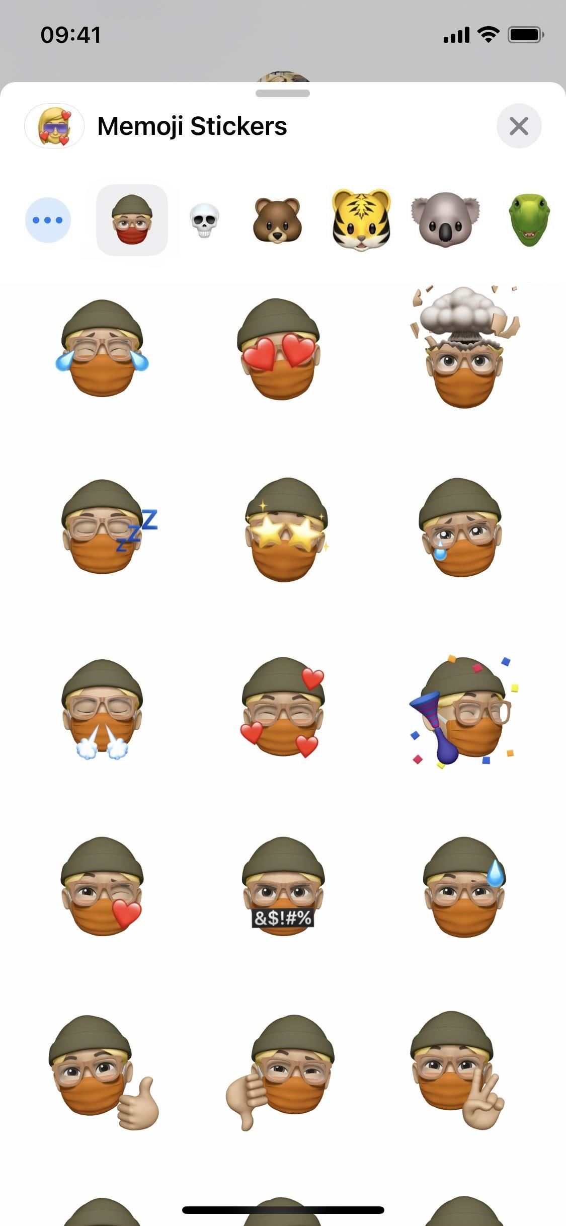 ios-14-lets-your-memoji-wear-surgical-masks-cloth-face-coverings-any-color-w1456-10 iOS 14 Lets Your Memoji Wear Surgical Masks & Cloth Face Coverings of Any Color