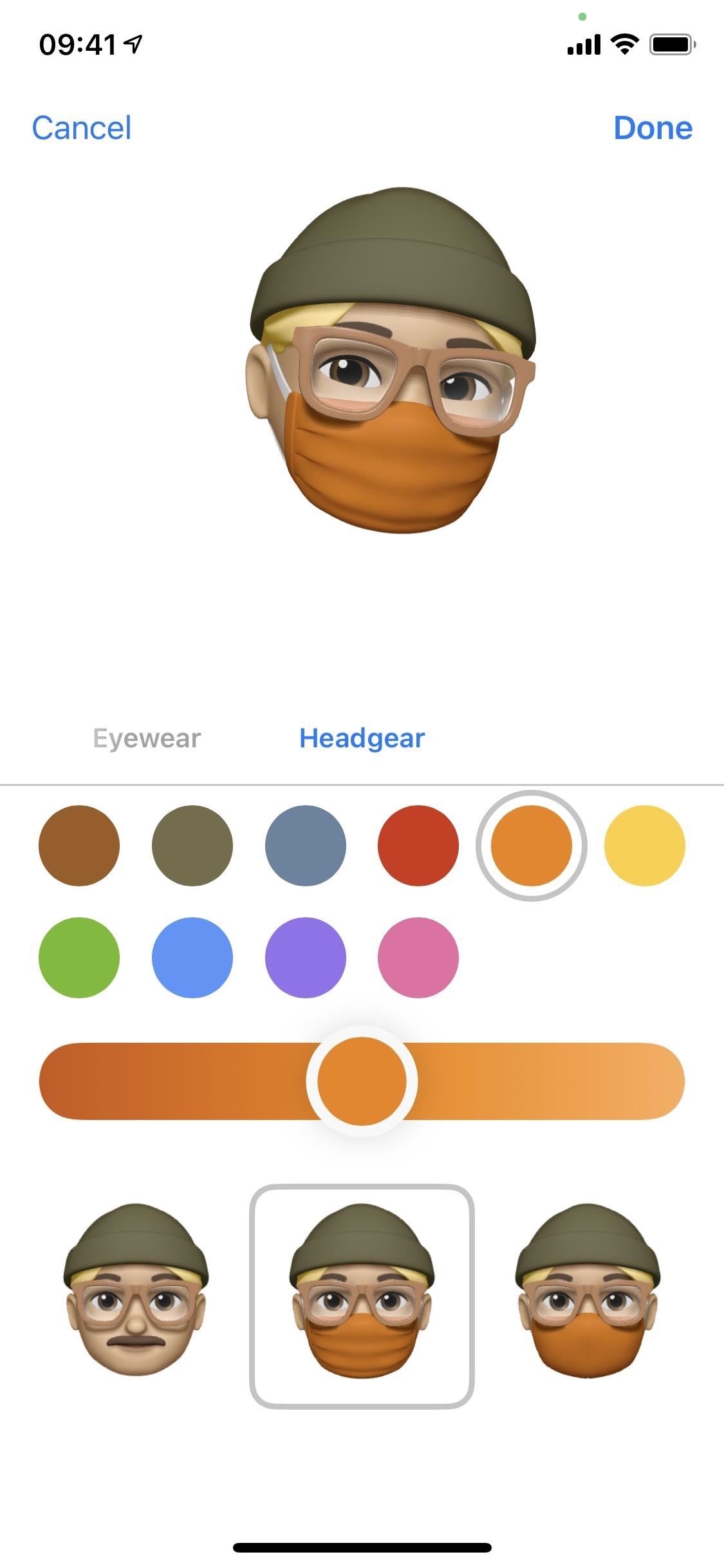 ios-14-lets-your-memoji-wear-surgical-masks-cloth-face-coverings-any-color-w1456-9 iOS 14 Lets Your Memoji Wear Surgical Masks & Cloth Face Coverings of Any Color