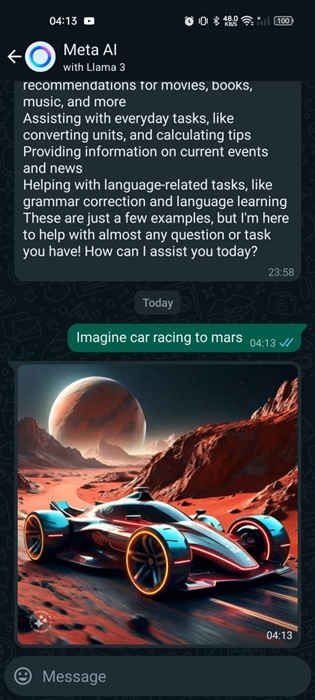 generate an AI image