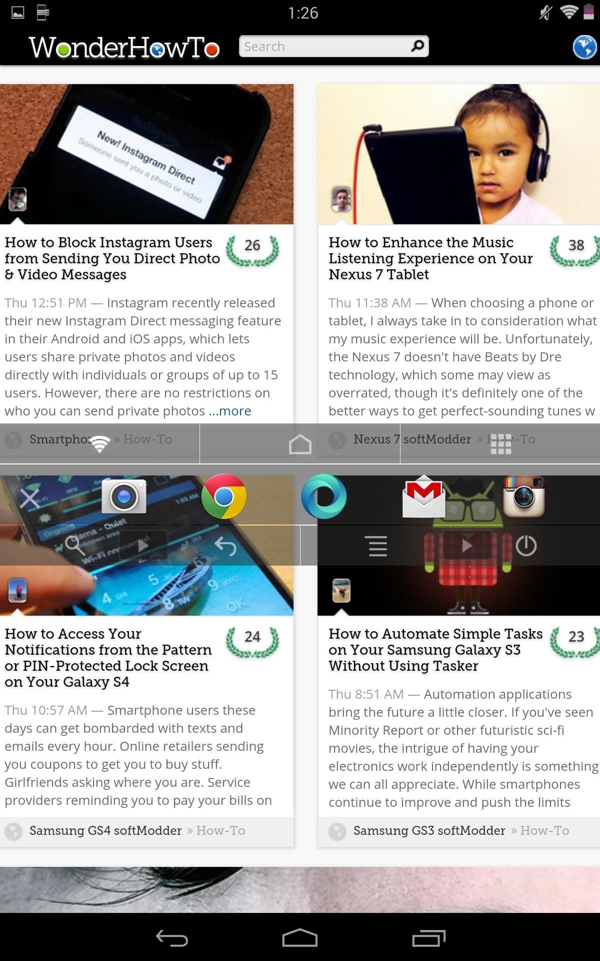 How to Multitask Like a Boss on Your Nexus 7 Tablet with Faster Access to Apps & Settings