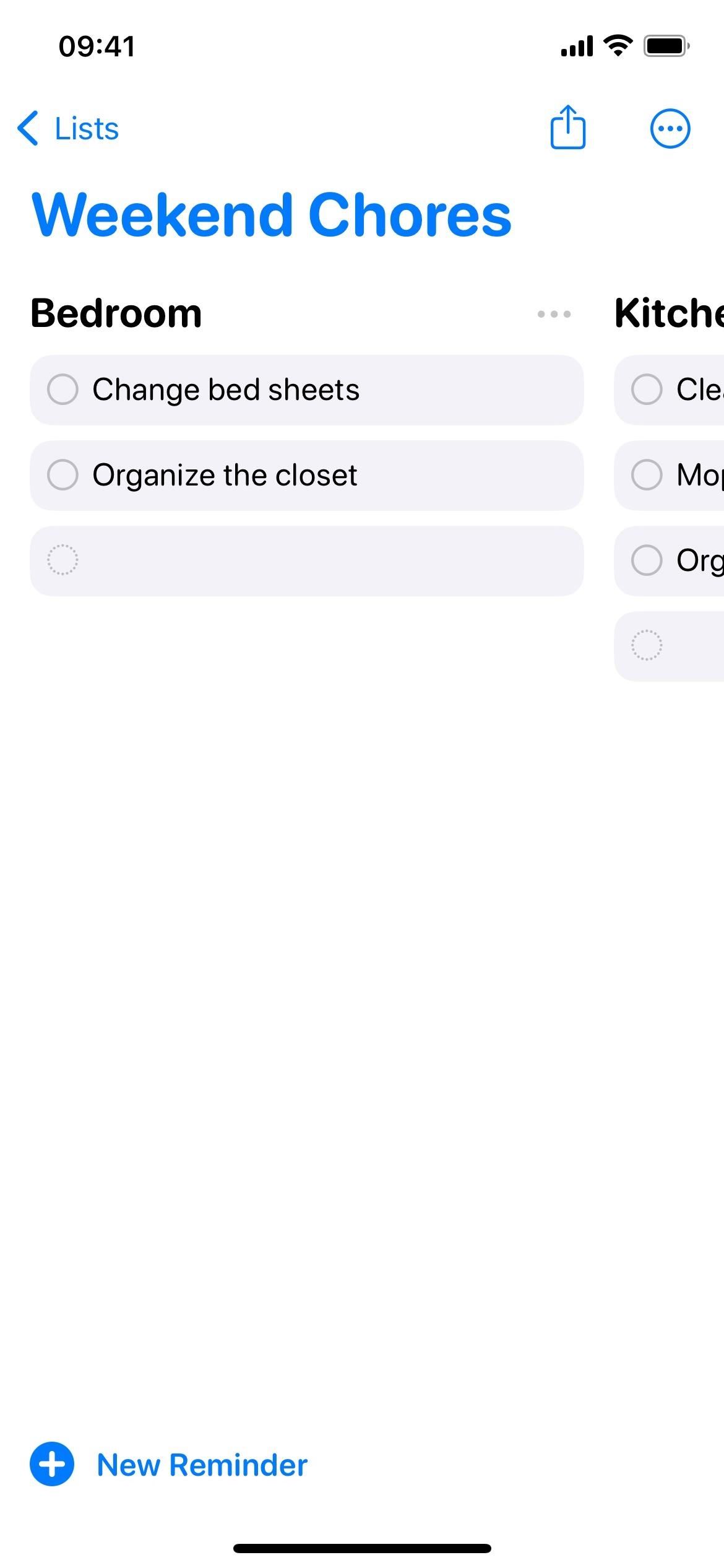 Organize Reminders by Sections and Columns on Your iPhone for More Efficient To-Do Lists