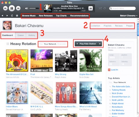 The Rdio App for Mac: A Desktop Alternative to iTunes
