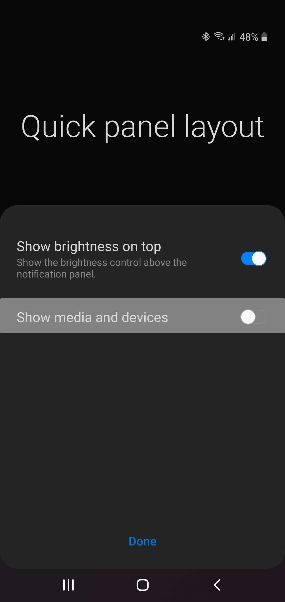 remove-media-devices-buttons-from-notification-shade-your-galaxy-w1456-2 How to Remove the 'Media' & 'Devices' Buttons from the Notification Shade on Your Galaxy