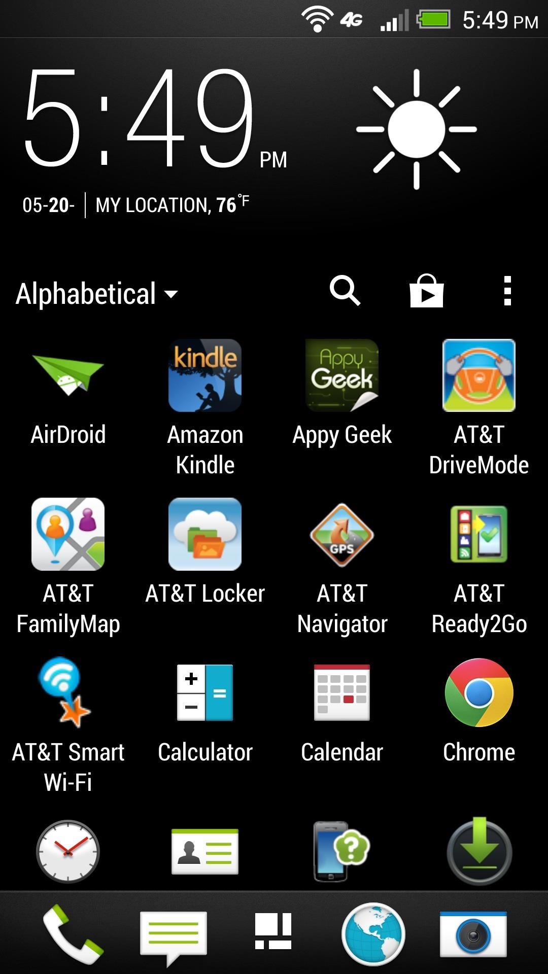 How to Revert Back to a More Traditional Sense-Style Home Screen on Your HTC One
