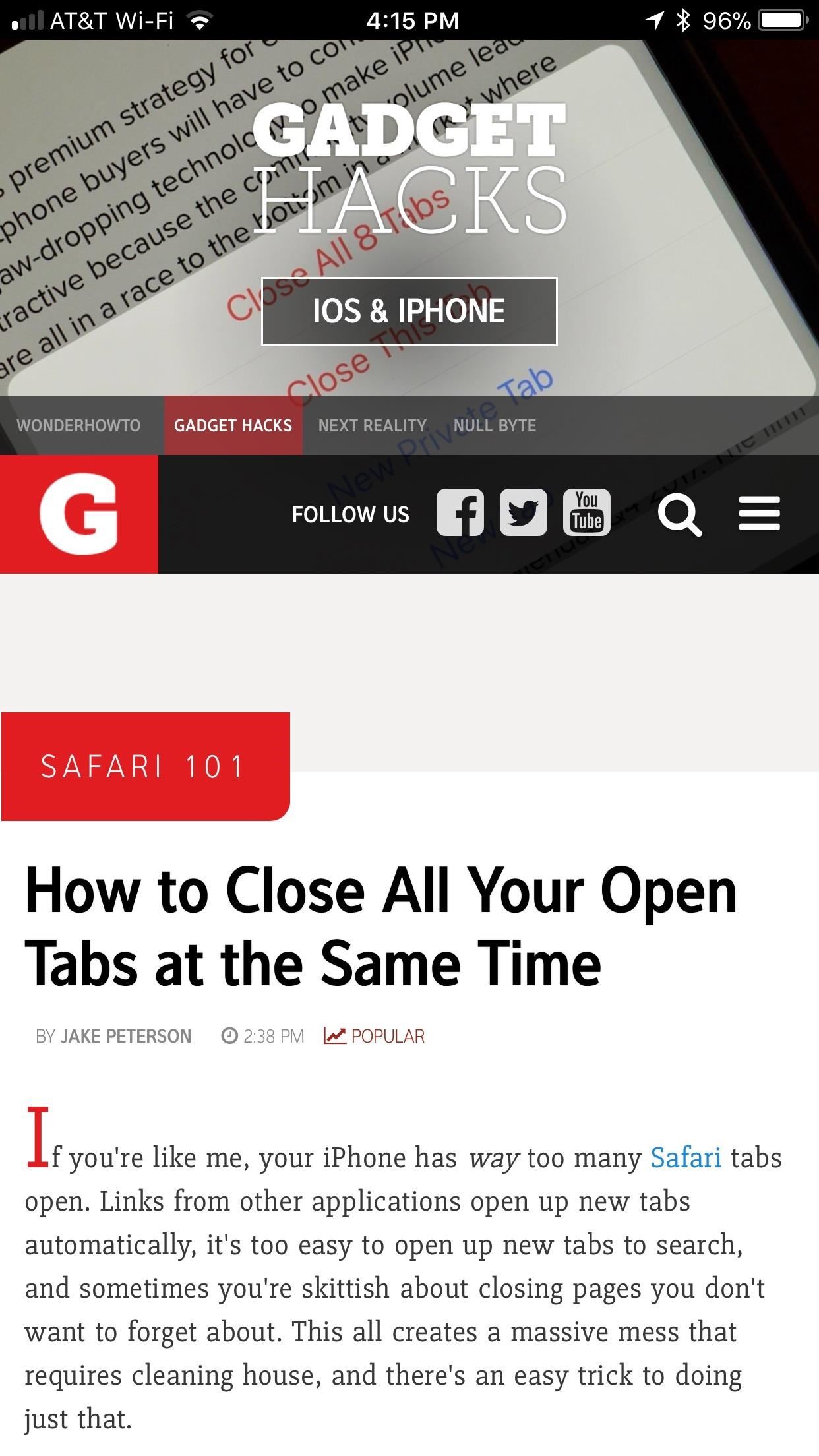 Safari 101: How to Save a Website or Webpage to Your Home Screen for Instant Access