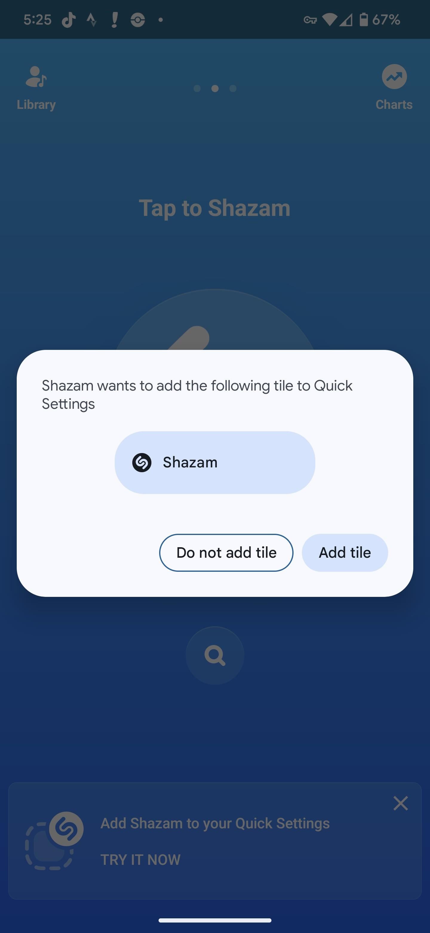 shazam-songs-with-blazing-fast-speed-straight-from-androids-quick-settings-panel-w1456-1 How to Shazam Songs with Blazing Fast Speed Straight from Android's Quick Settings Panel