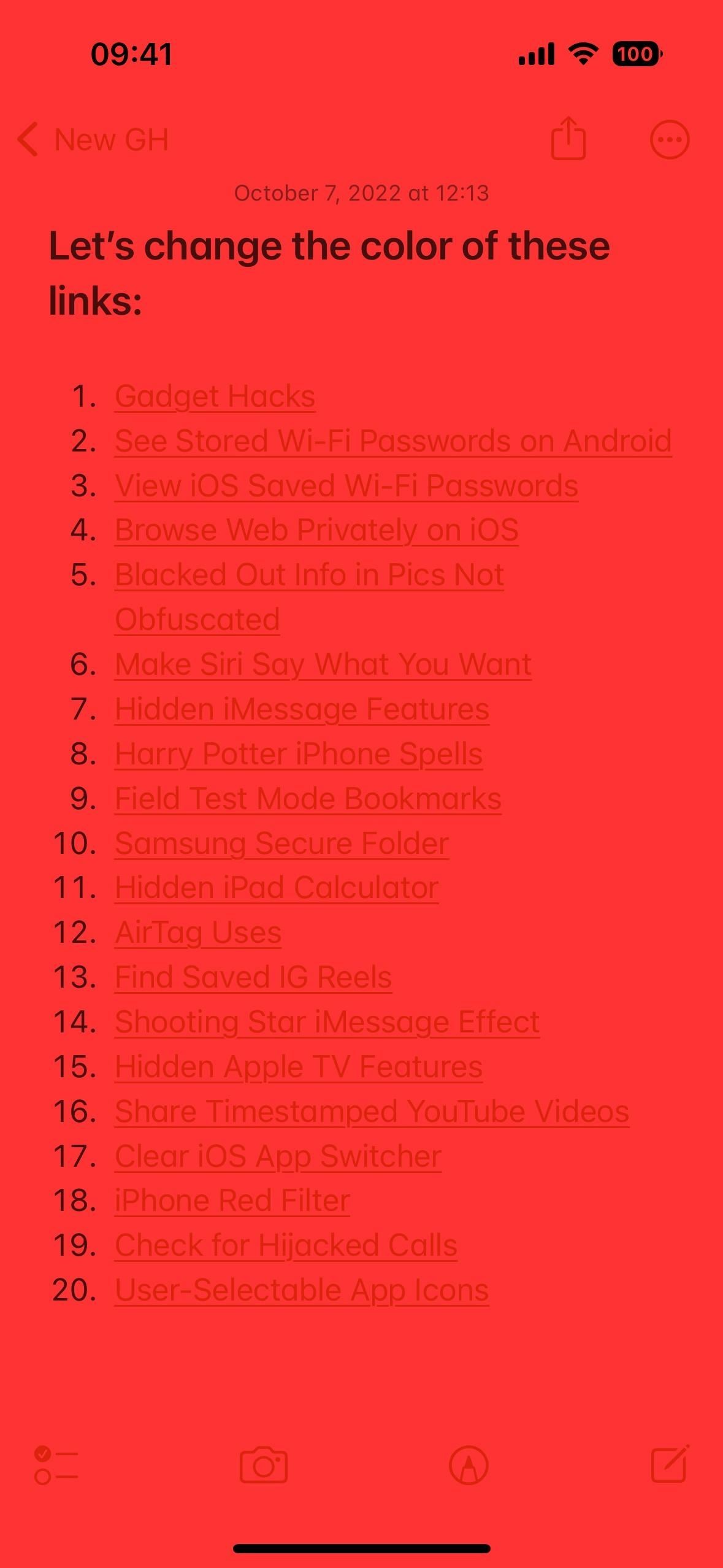 sick-yellow-links-notes-make-them-any-color-you-want-with-these-hidden-iphone-ipad-and-mac-settings-w1456-27 Sick of Yellow Links in Notes? Make Them Any Color You Want with These Hidden iPhone, iPad, and Mac Settings