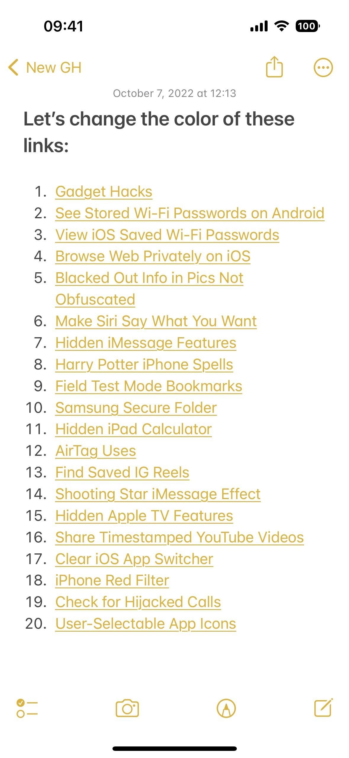 sick-yellow-links-notes-make-them-any-color-you-want-with-these-hidden-iphone-ipad-and-mac-settings-w1456-7 Sick of Yellow Links in Notes? Make Them Any Color You Want with These Hidden iPhone, iPad, and Mac Settings