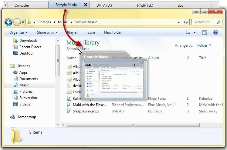 Too Many Open Windows? Make Windows Explorer More Efficient by Adding Tabs