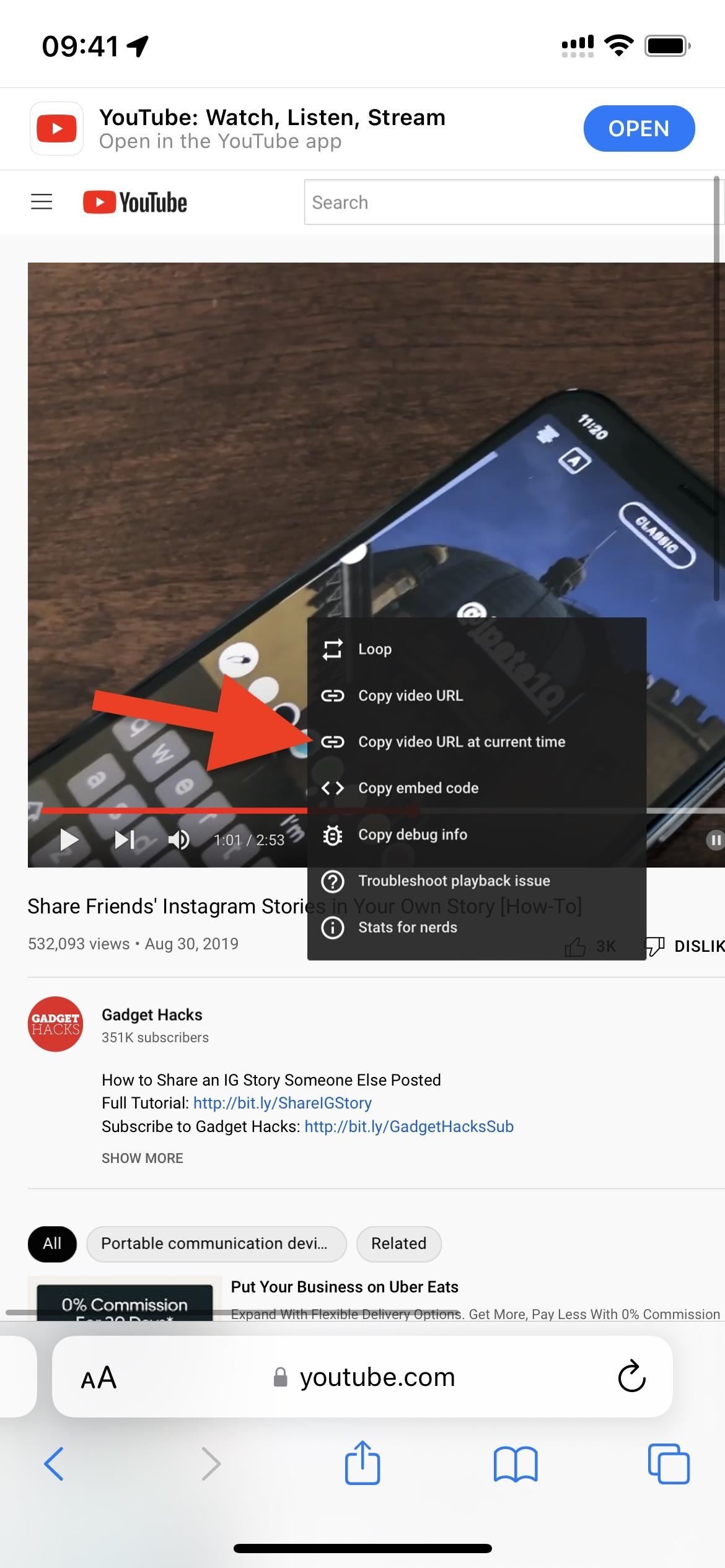 trick-lets-you-link-specific-start-times-youtube-videos-right-from-your-phone-w1456-15 The Trick That Lets You Link to Specific Start Times in YouTube Videos Right from Your Phone