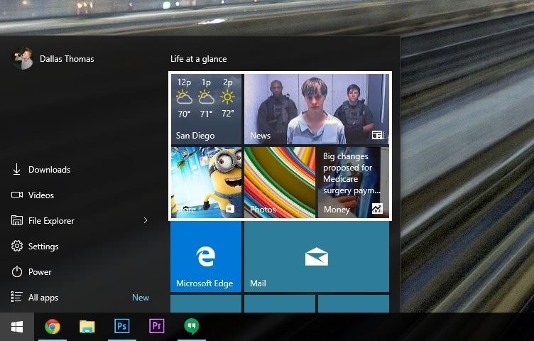 use-customize-new-start-menu-windows-10-w1456-1 How to Use & Customize the New Start Menu in Windows 10