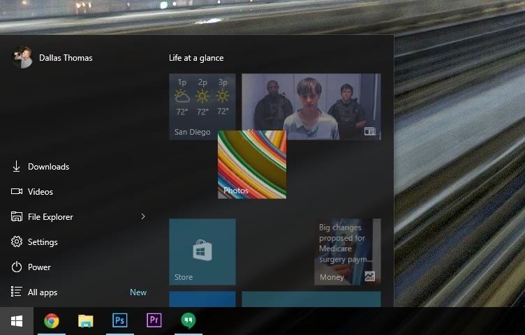 use-customize-new-start-menu-windows-10-w1456-2 How to Use & Customize the New Start Menu in Windows 10