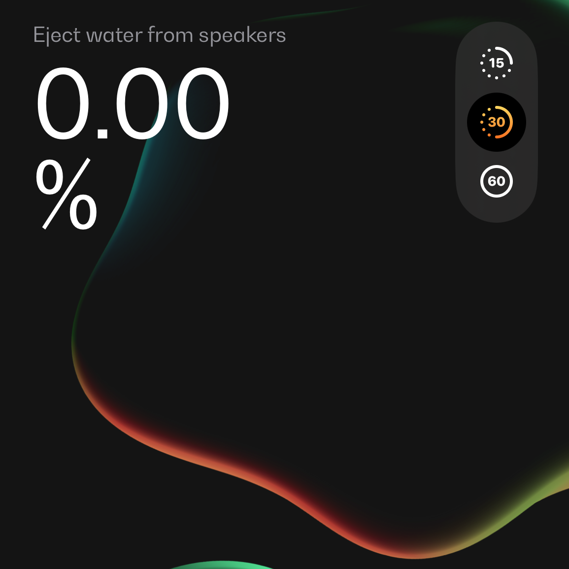 Ejecting water from an iPhone using Sonic's water eject feature.