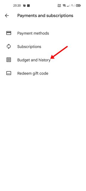 Budget & history