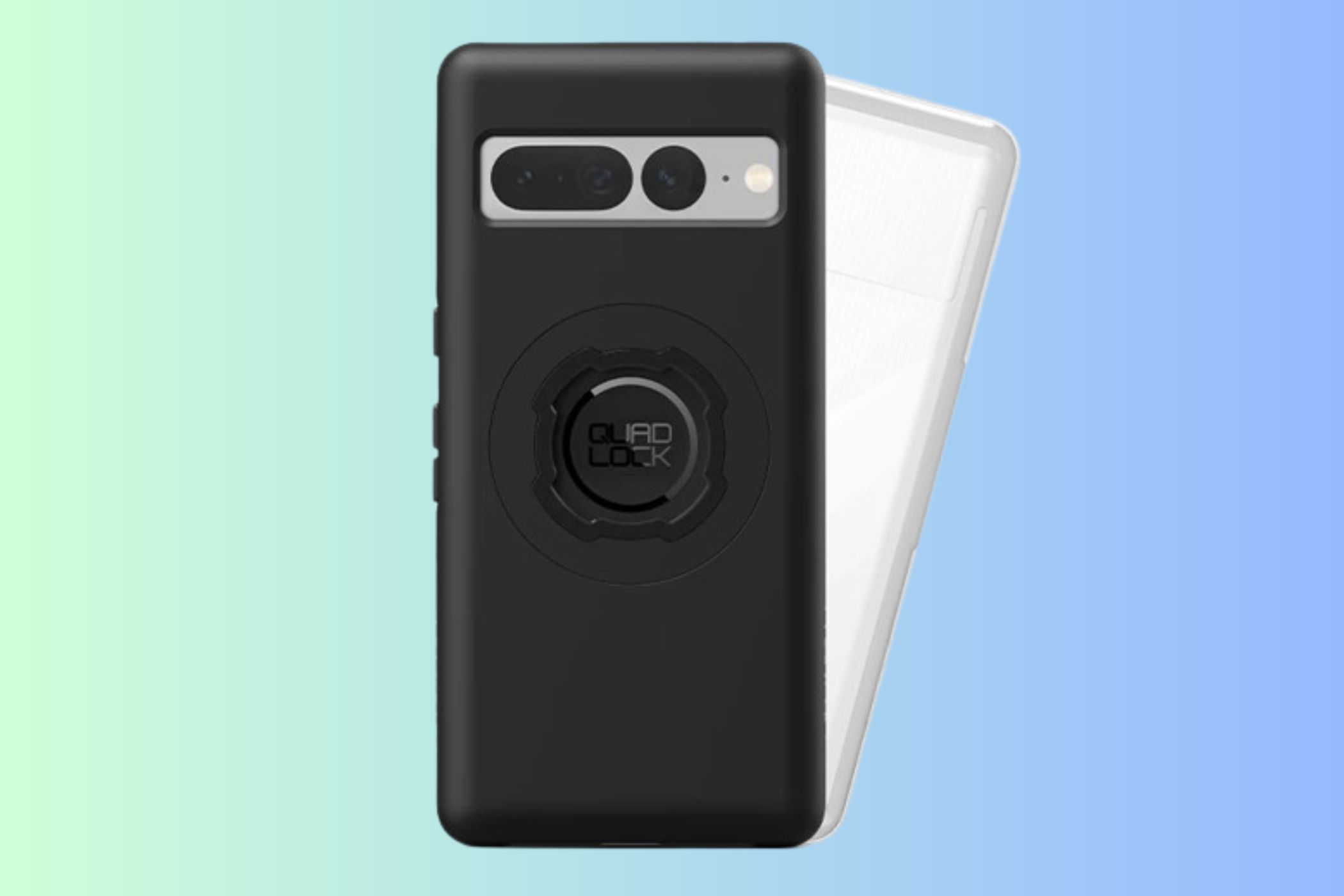 QUAD Lock Pixel 9 Case on a gradient background