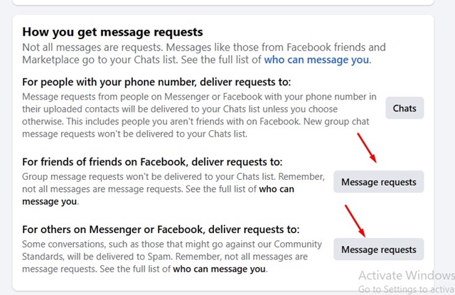 Message Requests
