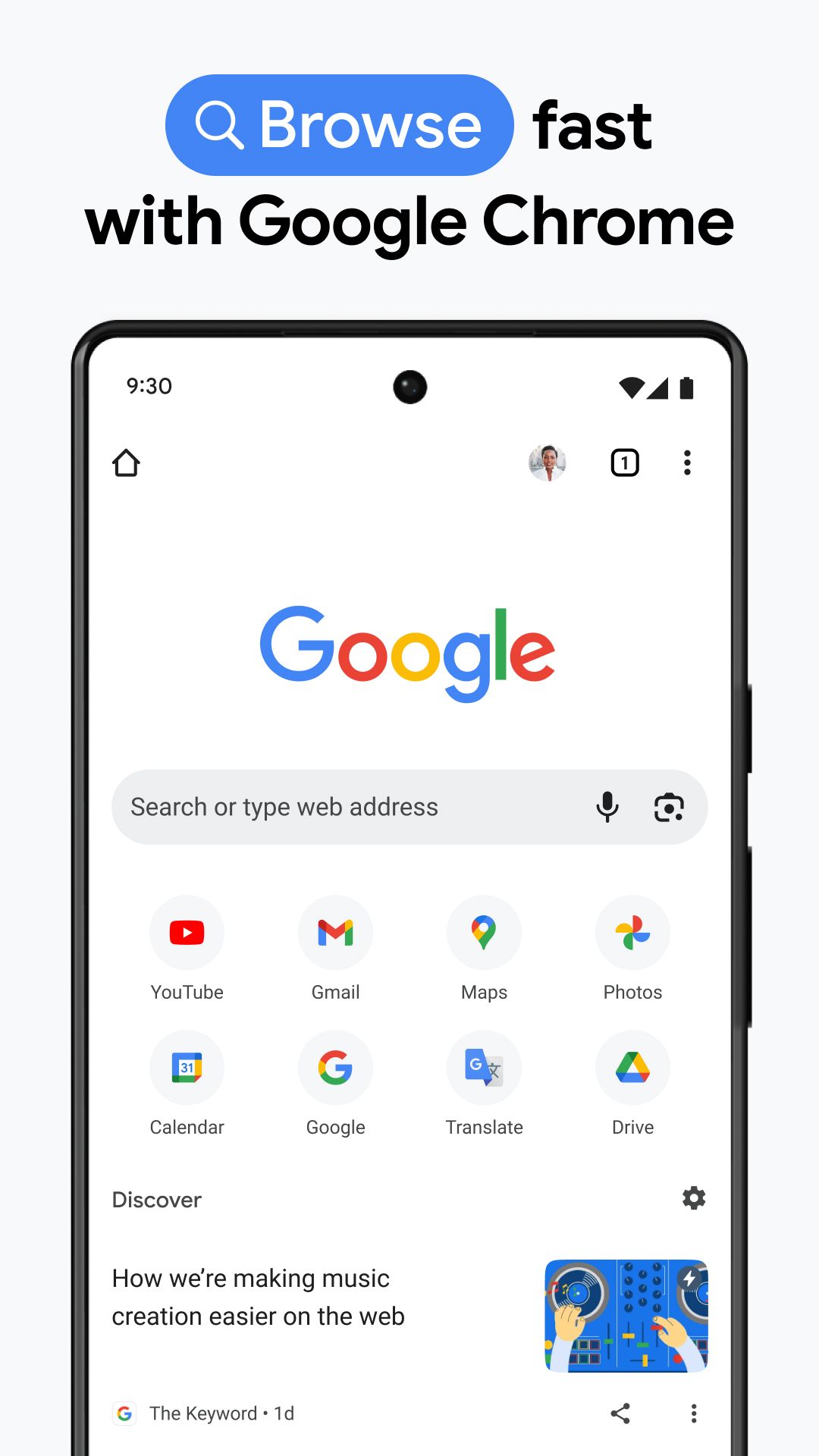 unnamed An ad for the Google Chrome Android app.